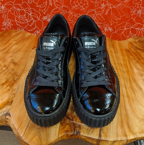 Puma Shoes - Puma by Rihanna Fenty Patent Sneakers 8.5